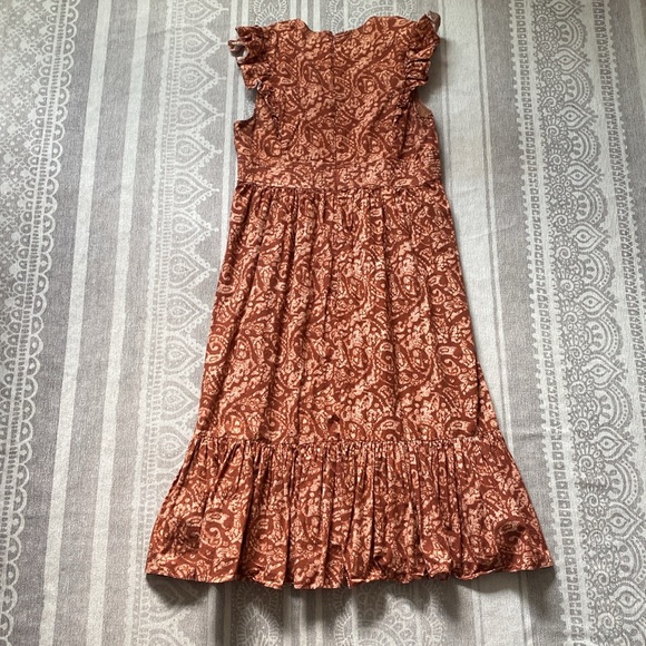 Atsu Altamira Midi Dress in Red Motif - Picture 10 of 13